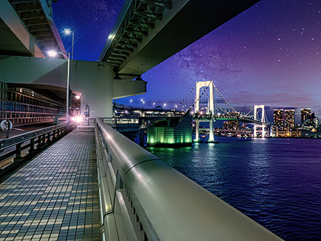 レインボーブリッジ,東京湾,Rainbow Bridge,Tokyo Bay,P9020227